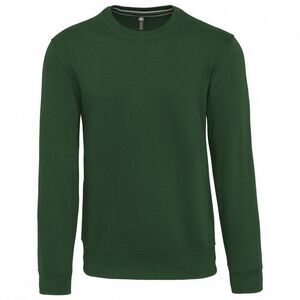 Kariban Mens Crew Neck Sweatshirt / Forest Green